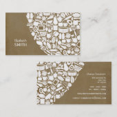 Visitekaartje van de Douane van de Koffie van (Voorkant / Achterkant)