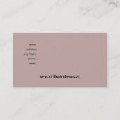 Visitekaartje van de douaneontwerper van de Boterf (Achterkant)