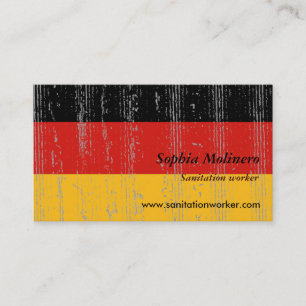 Visitekaartje van de Duitse vlag