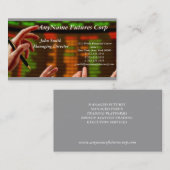 Visitekaartje van de handelsonderneming (Voorkant / Achterkant)