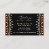 Visitekaartje van de joodse sirene Bronze (Achterkant)