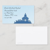 Visitekaartje van de kerk (Voorkant / Achterkant)