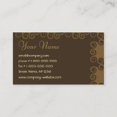 Visitekaartje van de Kostume van Halloween (Achterkant)