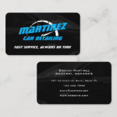 visitekaartje van de logo-stijlsnelheidsmeter (Voorkant / Achterkant)