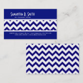 Visitekaartje van de marine en het witte Chevron P (Voorkant / Achterkant)