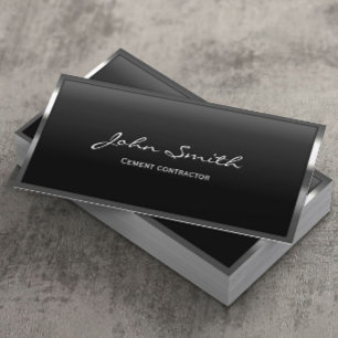 Visitekaartje van de metaal-grenscementaannemer