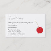 Visitekaartje van de natuurlijke levensmiddelenwin (Achterkant)