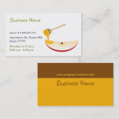 Visitekaartje van de natuurlijke levensmiddelenwin (Voorkant / Achterkant)