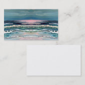 Visitekaartje van de oceaanmoonlight-golfband van (Voorkant / Achterkant)