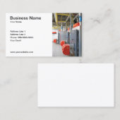 Visitekaartje van de onderneming voor de reparatie (Voorkant / Achterkant)