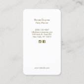 Visitekaartje van de Planner (Achterkant)