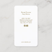 Visitekaartje van de Planner (Achterkant)