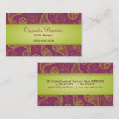 Visitekaartje van de pompoen (Voorkant / Achterkant)