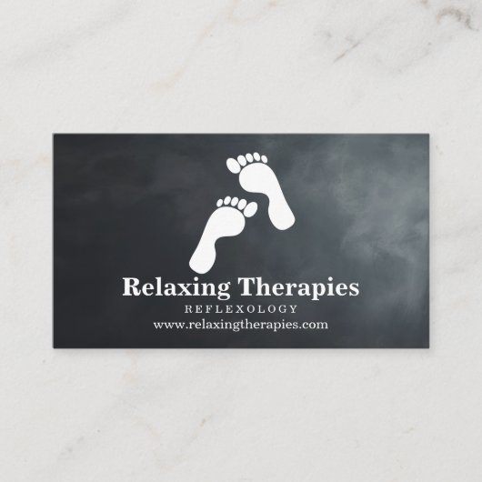 Visitekaartje van de reflexologie (Voorkant)