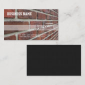 Visitekaartje van de Rode Bricks Wall (Voorkant / Achterkant)