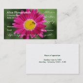 Visitekaartje van de schildpad (Voorkant / Achterkant)