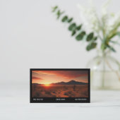 Visitekaartje van de Southwestern Sunset Desert (Staand voorkant)