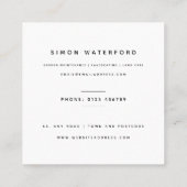 Visitekaartje van de Veerbloem (Achterkant)