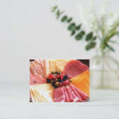 Visitekaartje van de Voedseldienst (Staand voorkant)