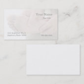 visitekaartje van de voorgevulde voet (Voorkant / Achterkant)