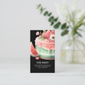 Visitekaartje van de watermeloenkooke (Staand voorkant)