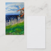 Visitekaartje van de windmolen (Voorkant / Achterkant)