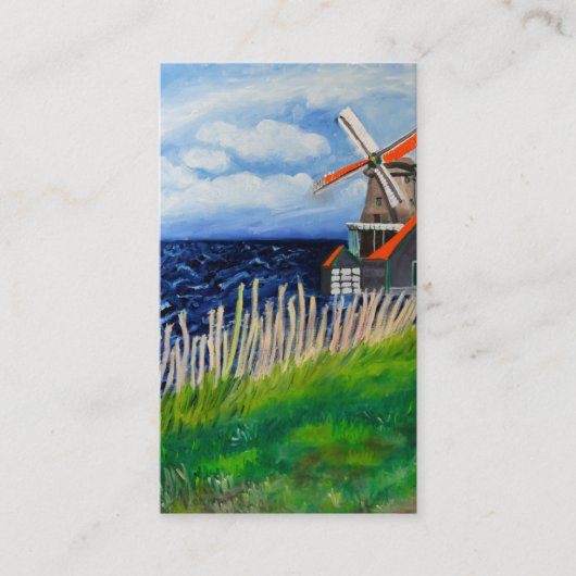 Visitekaartje van de windmolen (Voorkant)