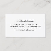 Visitekaartje van de Zorgcamera (Achterkant)