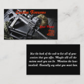 VISITEKAARTJE van dealer FFL 8 (Voorkant / Achterkant)