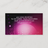 Visitekaartje van DJ (Achterkant)