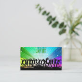 Visitekaartje van DJ van de Partij (Staand voorkant)