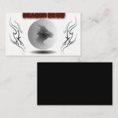 Visitekaartje van drakenbrouwerij (Voorkant / Achterkant)