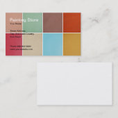 Visitekaartje van een penseelwinkel (Voorkant / Achterkant)