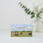 Visitekaartje van een veehouder (Staand voorkant)