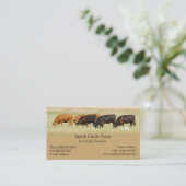 Visitekaartje van een veehouder (Staand voorkant)