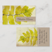  visitekaartje van Fern leaf grunge (Voorkant / Achterkant)