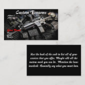 VISITEKAARTJE van FFL-dealer (Voorkant / Achterkant)