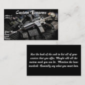 VISITEKAARTJE van FFL-dealer (Voorkant / Achterkant)