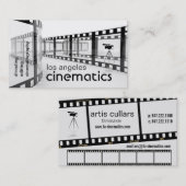 visitekaartje van filmmaker (Voorkant / Achterkant)