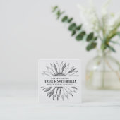  Visitekaartje van Floral (Staand voorkant)