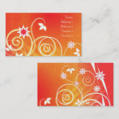 Visitekaartje van Floral (Voorkant / Achterkant)