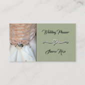Visitekaartje van Floral Dusty Sage Wedding Planne (Voorkant)