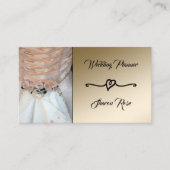 Visitekaartje van Floral & Gold Wedding Planner (Voorkant)