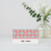 Visitekaartje van Franse Bulldogs (Staand voorkant)