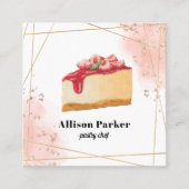 Visitekaartje van gebak (Voorkant)
