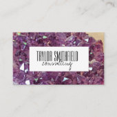 visitekaartje van gebarsten geode (Voorkant)