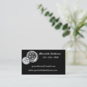 Visitekaartje van gothische pentakelen (Staand voorkant)