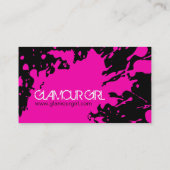 Visitekaartje van Grunge Splatter (Achterkant)