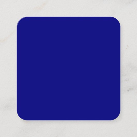Visitekaartje van het Navy Blue Square (Voorkant)