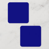 Visitekaartje van het Navy Blue Square (Voorkant / Achterkant)